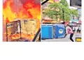 बंगाल में उपद्रव और आगजनी करते मजहबी उन्मादी