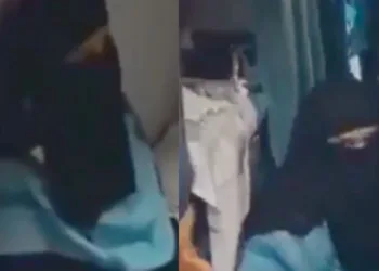 बुर्के वाली महिला ने टिकट मांगने पर किया हंगामा