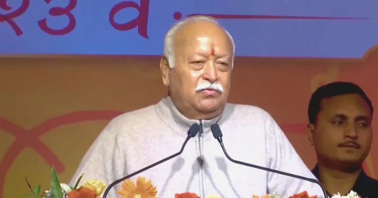 राष्ट्रीय स्वयंसेवक संघ के सरसंघचालक डॉ. मोहन भागवत जी
