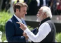 प्रधानमंत्री नरेन्द्र मोदी और राष्ट्रपति मैक्रों के बीच प्रगाढ़ मित्रता और आपसी समझ है   
(File Photo)