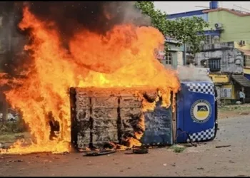 Wes bengal burning