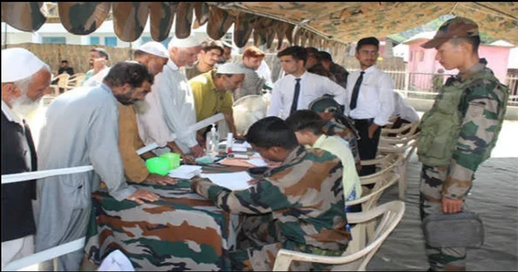 Army Organized mega medical camp