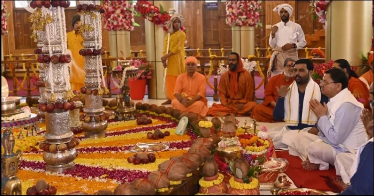 CM Dhami Dol Ashram