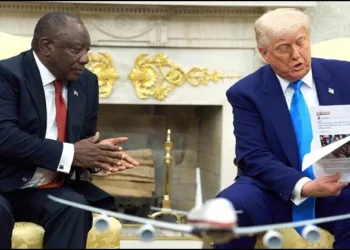 Donald trump Syril Ramafosa South Africa