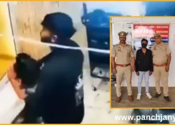 गाजियाबाद के सैलून में थूक मिलाकर मसाज करता अरशद अली, पुलिस गिरफ्त में