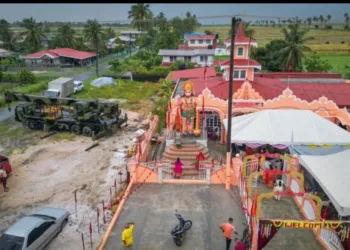 सीता राम राधे श्याम मंदिर का विहंगम दृश्य