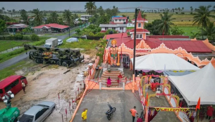 सीता राम राधे श्याम मंदिर का विहंगम दृश्य