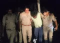 पुलिस की गिरफ्त में आरोपी