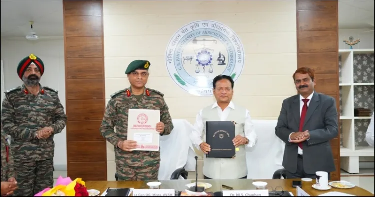 Uttarakhand MoU between army and pant university for milets
