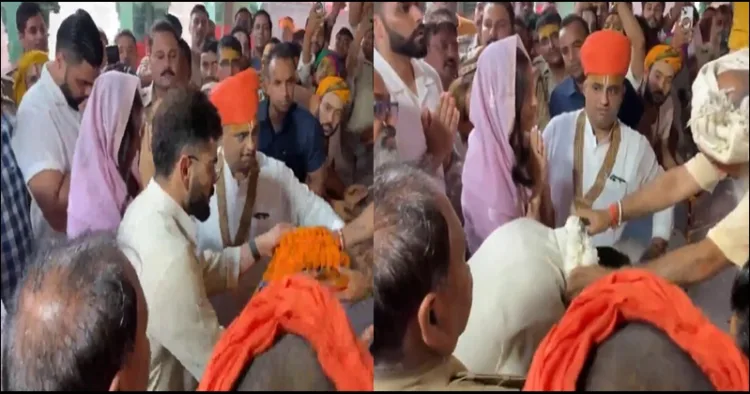Virat Kohli And Anushka Sharma Hanumangarhi