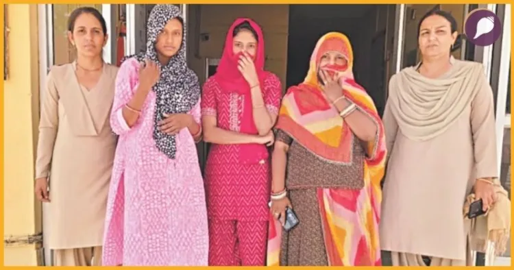 अजमेर में पकड़ी गईं बांग्लादेशी महिलाएं | 
चित्र सौजन्य - पत्रिका
