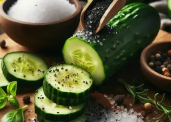 cucumber and black salt benefits