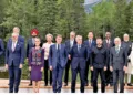 G-7 के सदस्य देशों के राष्ट्राध्यक्षों के साथ प्रधानमंत्री नरेन्द्र मोदी