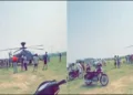 IAF Apache helicopter emergency landing