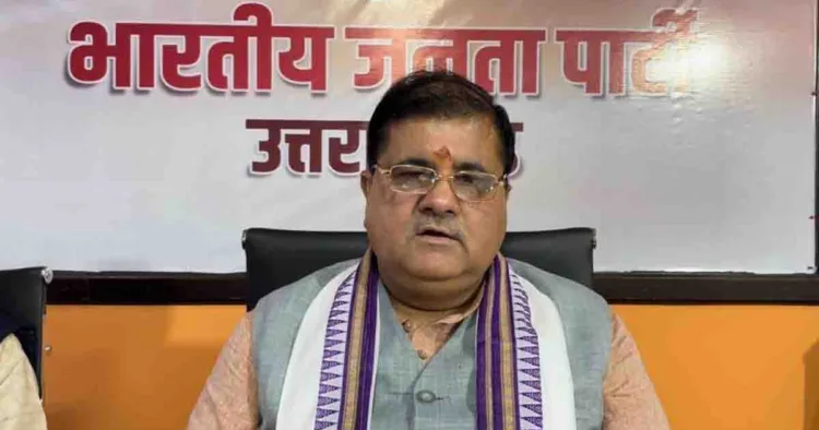 Mahendra Bhatta BJP president Uttarakhand
