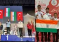म्यू थाई चैंपियनशिप में परचम लहराने वाले भारतीय खिलाड़ी।