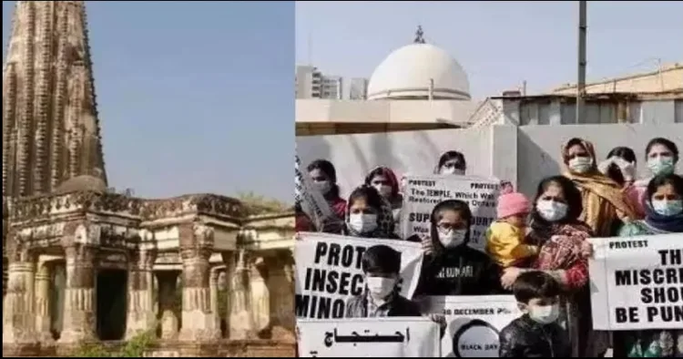 Pakistan Hindu temple Occupied by builder