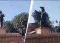 Punjab baba saheb Ambedkar idol broken