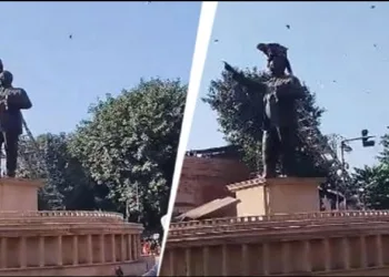 Punjab baba saheb Ambedkar idol broken