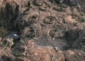 सलखन जीवाश्म पार्क सोनभद्र, UNESCO Fossil Site India, Salakhan Fossils Park Aerial View