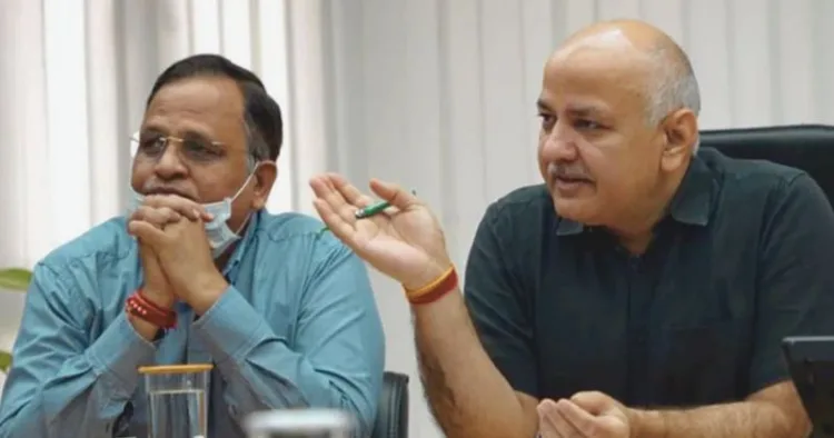 Satyendra Jain and Manish Sisodia