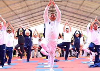 Uttarakhand CM Pushkar Singh Dhami Yoga