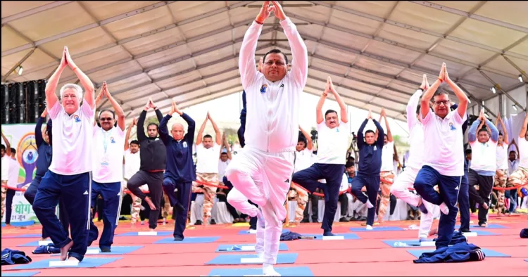 Uttarakhand CM Pushkar Singh Dhami Yoga