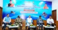 अंतरिक्ष प्रौद्योगिकी एवं अनुप्रयोग अन्तरिक्ष सम्मेलन 2025 में प्रतिभाग करते सीएम धामी।