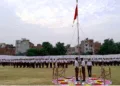 समापन समारोह में स्वयंसेवकों का एकत्रीकरण