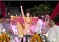 चौक के लोकार्पण के बाद सभा को संबोधित करते हुए वासुदेव देवनानी