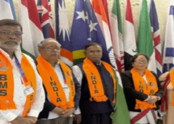 जिनेवा में भारतीय प्रतिनिधिमंडल के कुछ सदस्य