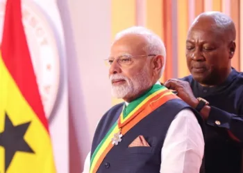 PM Modi receives highest Ghana Award