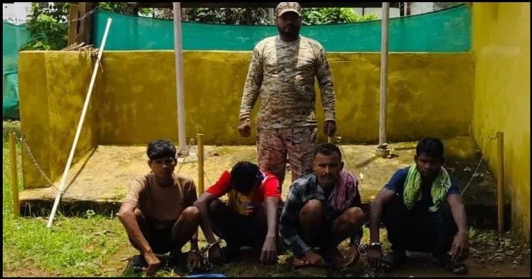 Five naxlas arrested in Sukma