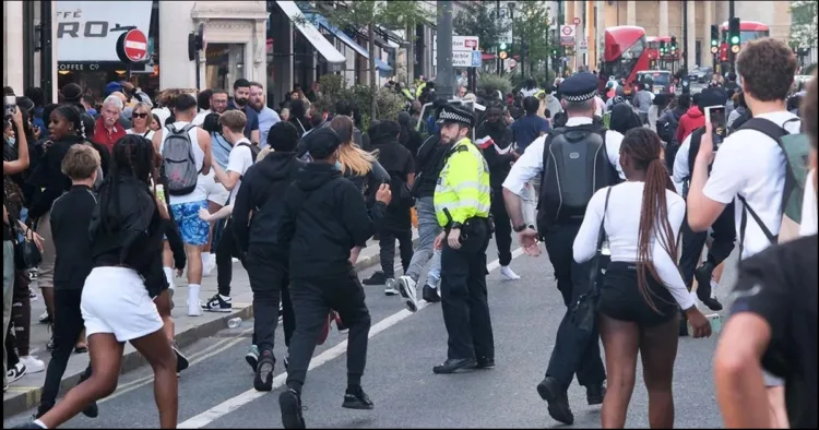 London crime rises
