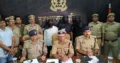 पुलिस की गिरफ्त में आरोपी।