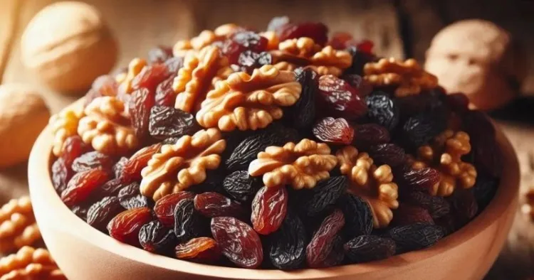 Raisins and walnuts benefits