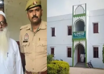 पुलिस की गिरफ्त में आरोपी शब्बीर अहमद