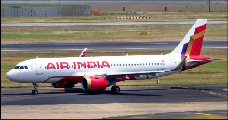 Air India Flight Fire alarm