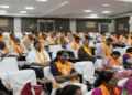 बैठक में सम्मिलित भारतीय मजदूर संघ के प्रतिनिधि