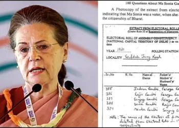 Amit Malviya Sonia Gandhi voter list
