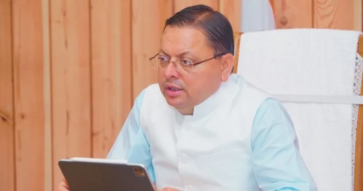 CM Pushkar Singh Dhami