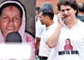 जिस मिंता देवी (बाएं) की उम्र को प्रियंका ने मुद्दा बनाने की कोशिश की, उसी ने खोली पोल
