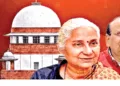 मेधा पाटकर और दिल्ली के उपराज्यपाल वीके सक्सेना