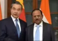 भारत के राष्ट्रीय सुरक्षा सलाहकार (NSA) अजीत डोवल और चीन के विदेश मंत्री वांग यी