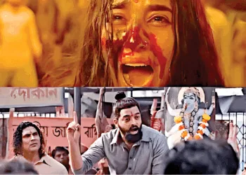 विवेक अग्निहोत्री निर्देशित ‘द बंगाल फाइल्स’ फिल्म के ट्रेलर का एक दृश्य, वोट बैंक की राजनीति के लिए ममता बनर्जी कर रहीं फिल्म का विरोध
