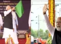 PM Modi Flags Vande bharat train