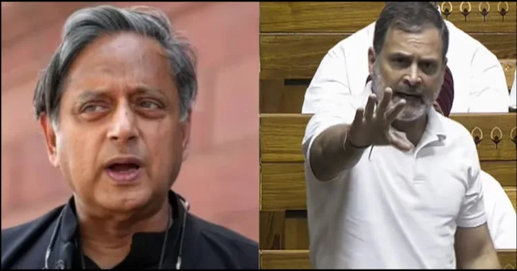 Shashi Tharoor deffers Rahul Gandhi