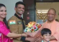 अंतरिक्ष यात्री शुभांशु शुक्ला मुख्यमंत्री योगी आदित्यनाथ के सरकारी आवास पर