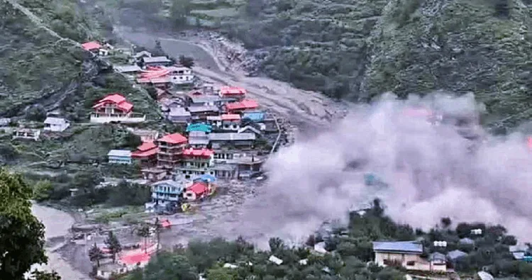 उत्तरकाशी में बादल फटने से तबाही