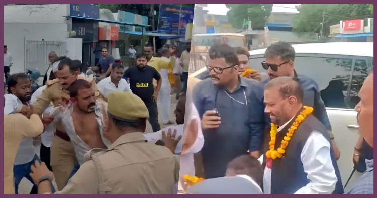 रायबरेली में स्वामी प्रसाद मौर्य पर थप्पड़ हमला